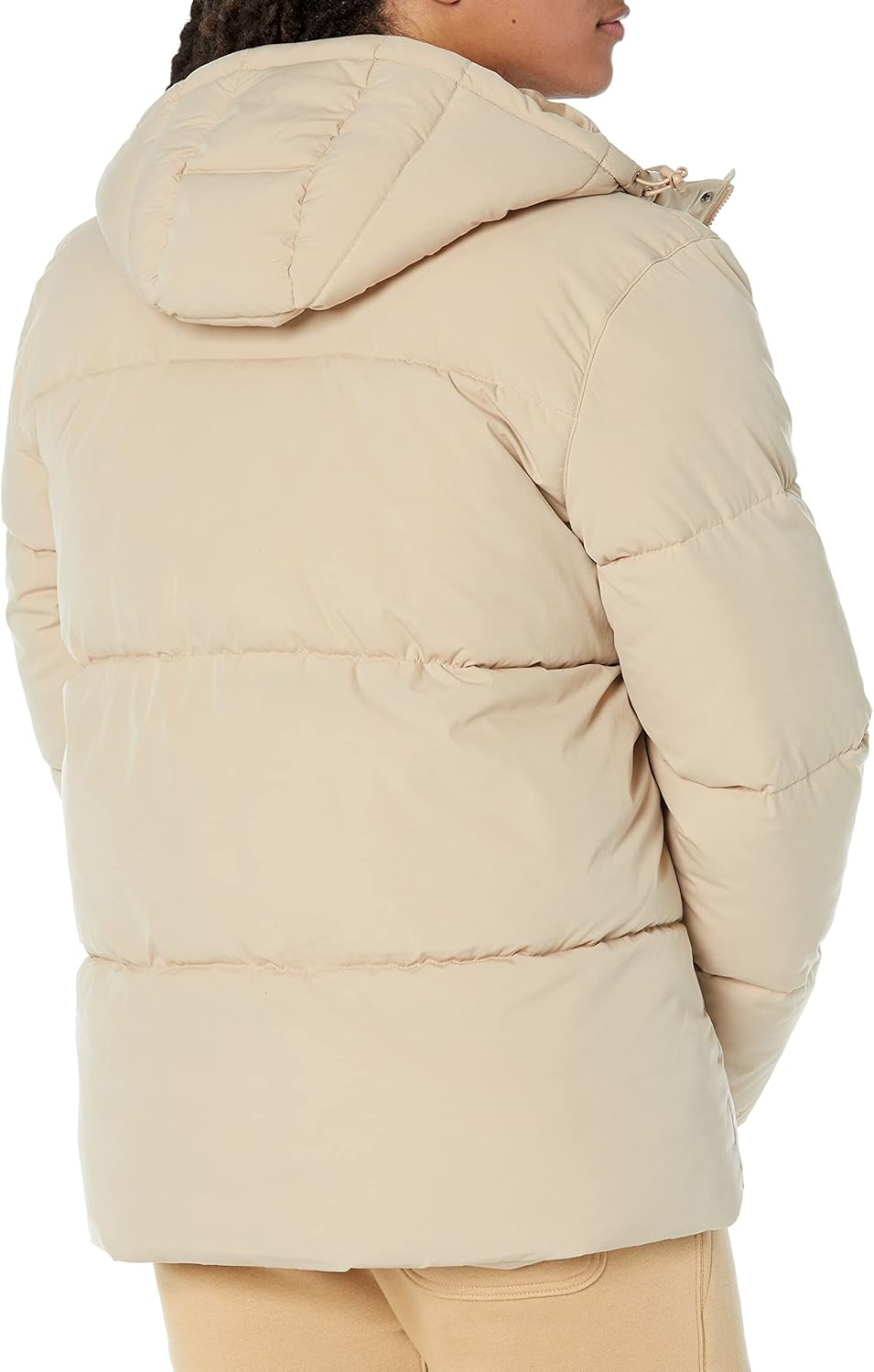 Men's Mid-Length Hooded Puffer Coat (Available in Big & Tall) - Image 2